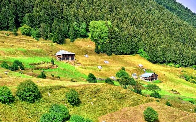 maison avec terrain en pente