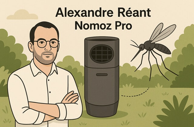 Alexandre Réant et son piège à moustique